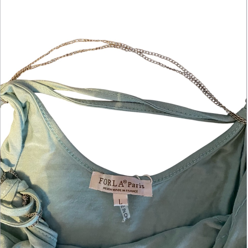 Stylish Light Green top with Studded Details - Picture 4 of 4
